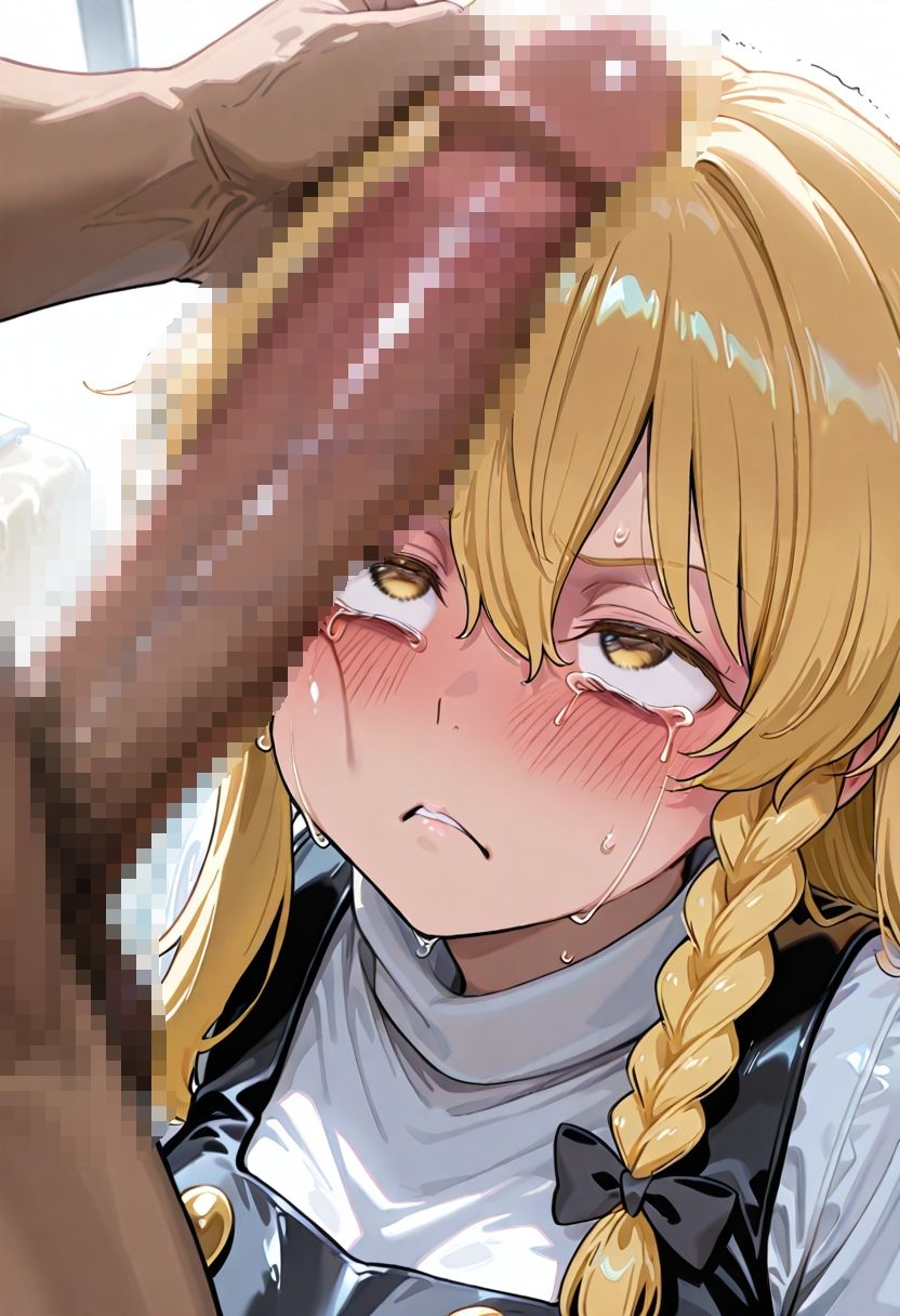 喉奥破壊爆乳:霧雨魔理沙 画像1