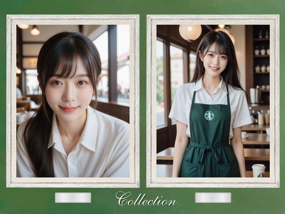 笑顔がかわいいカフェ店員 画像4