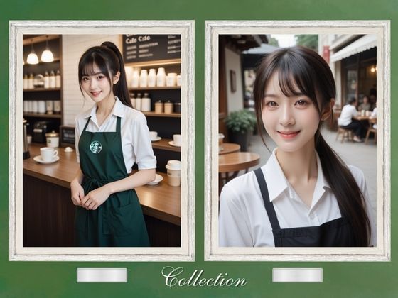 笑顔がかわいいカフェ店員 画像5