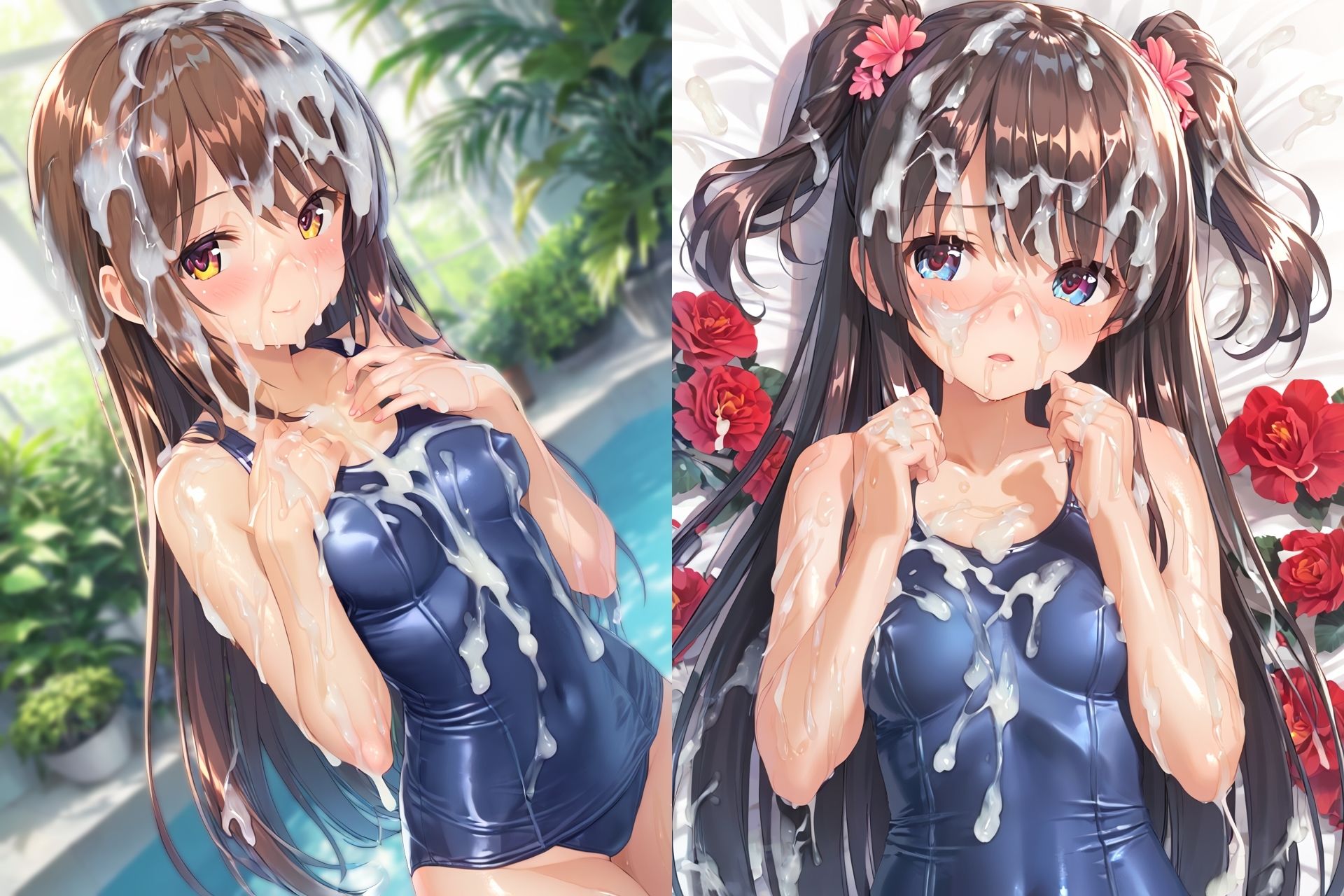 スク水ぶっかけCG集3 サンプル3