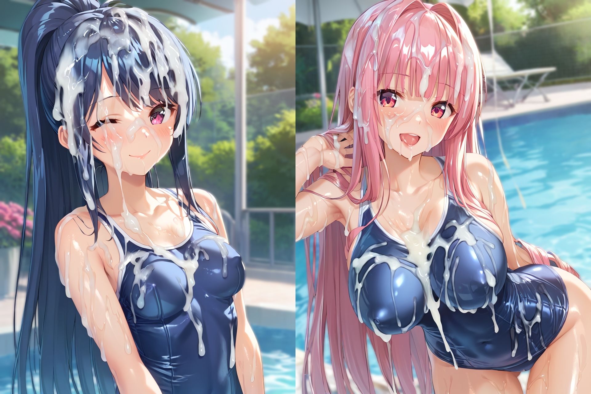スク水ぶっかけCG集3 サンプル9