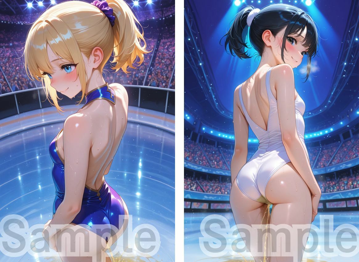 冬季オマンピック フィギュアスケート女子 〜メダリストたちの聖水〜 サンプル画像 6