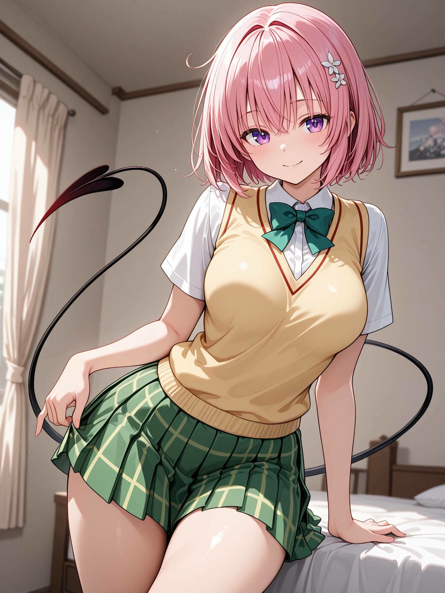 モモちゃんと濃厚セックス！ 画像1