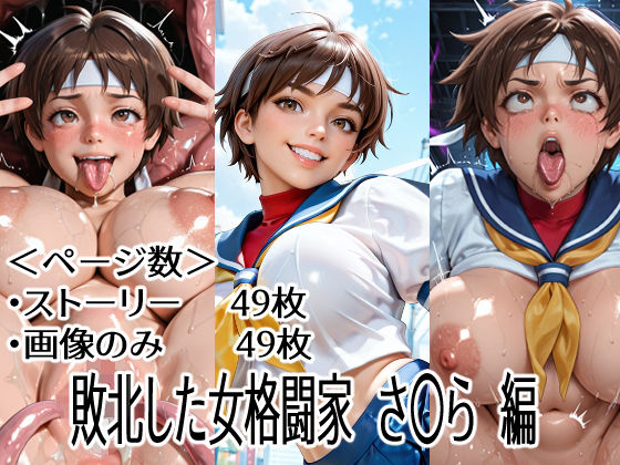 敗北した女格闘家  さ〇ら  編