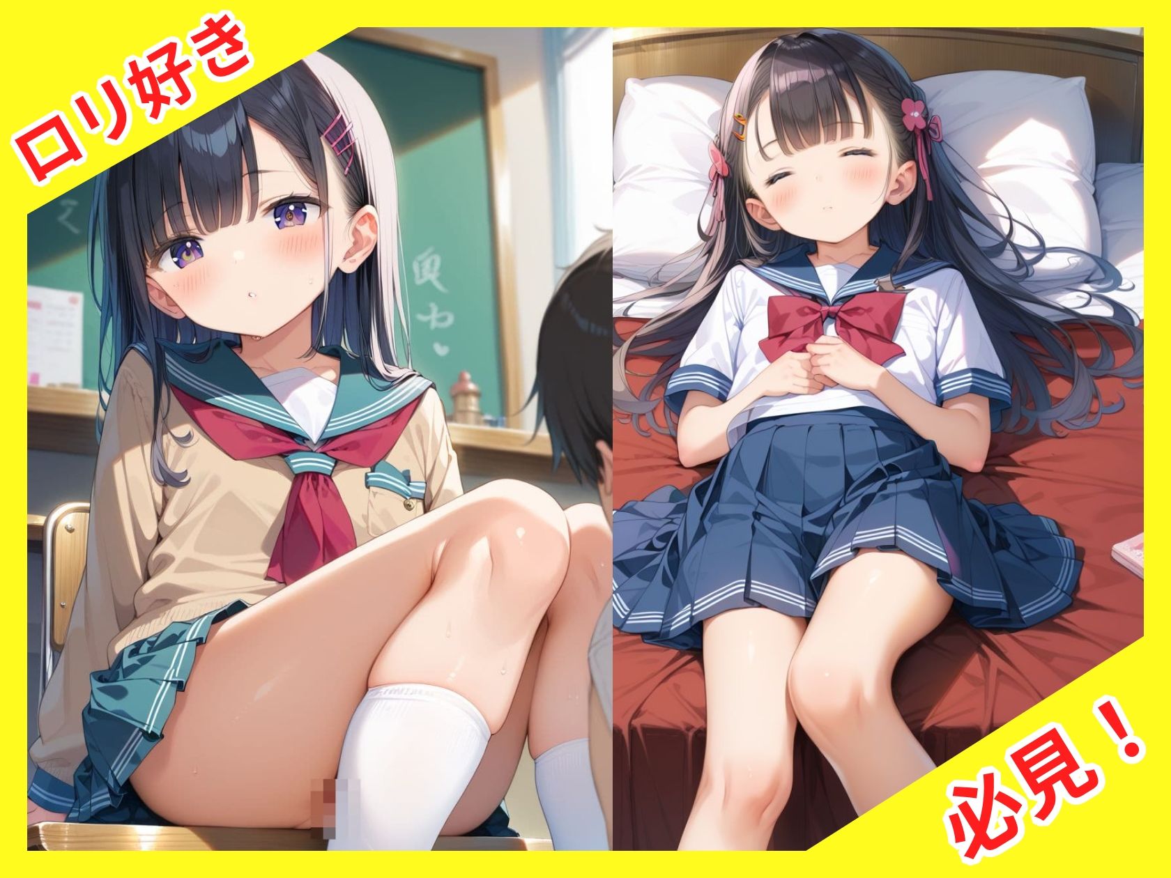 セーラー少女捕まえ性交01【制服のロリっこ美少女】 サンプル画像 3