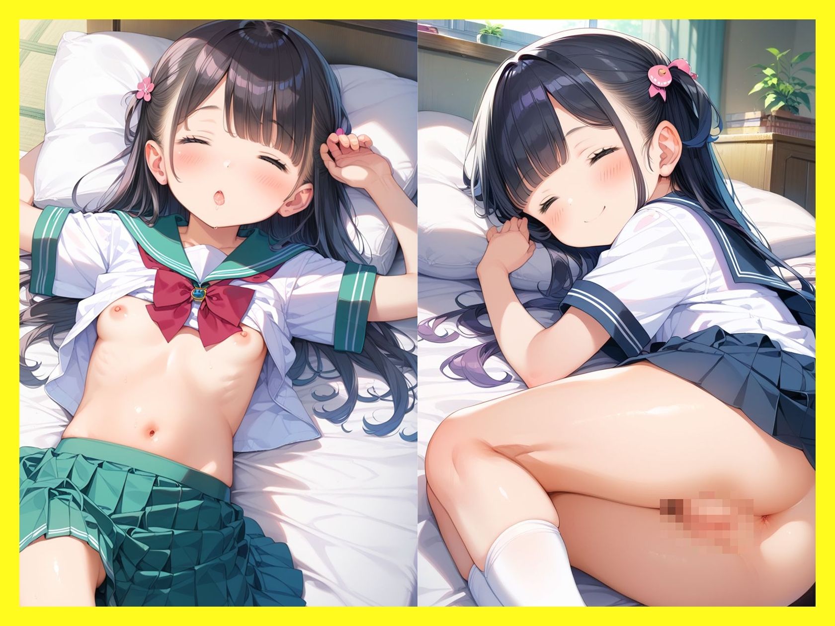 セーラー少女捕まえ性交01【制服のロリっこ美少女】 サンプル画像 7