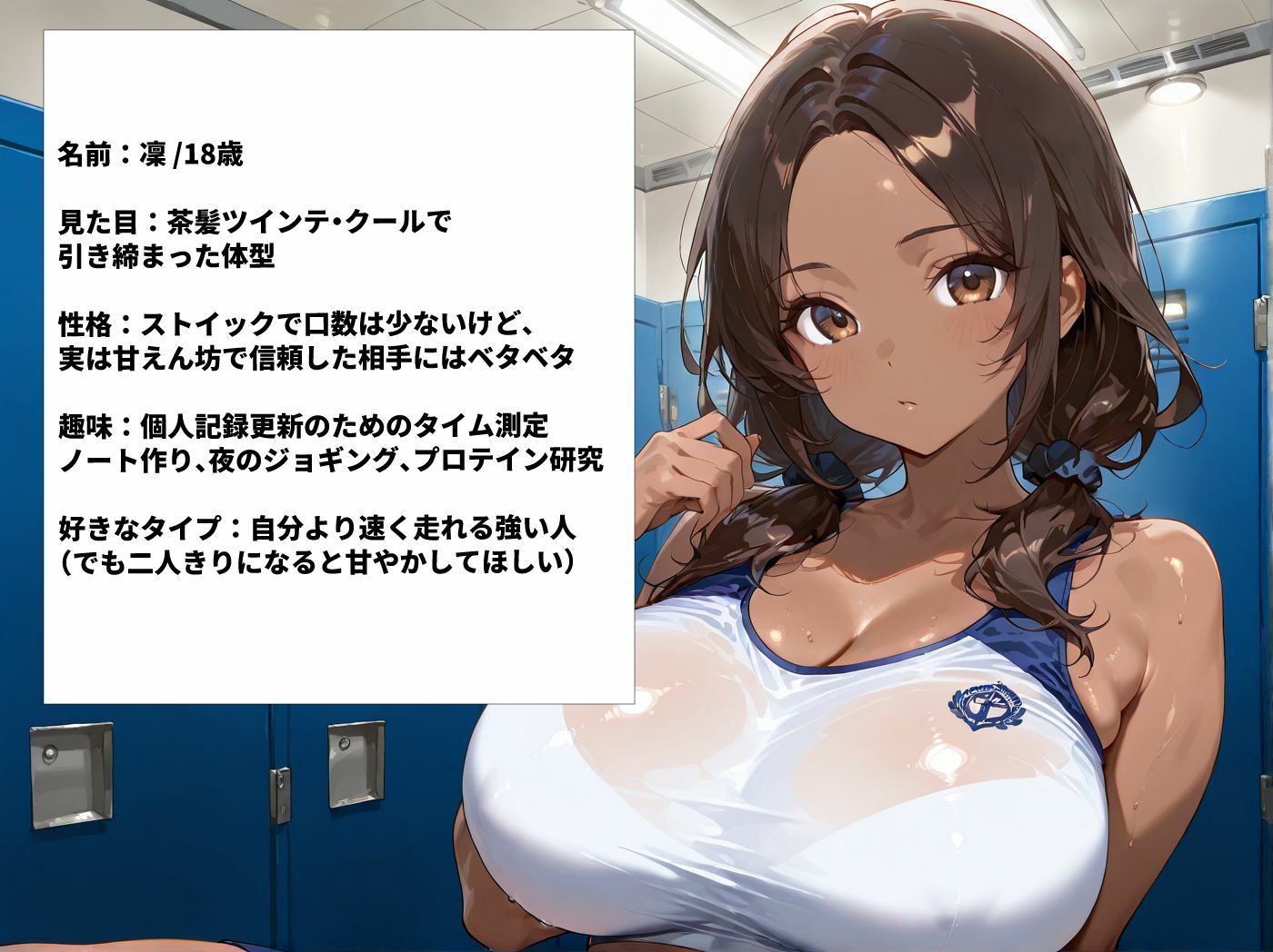 日焼け陸上部巨乳JKを部室に呼び出し汗だくセックス 画像4