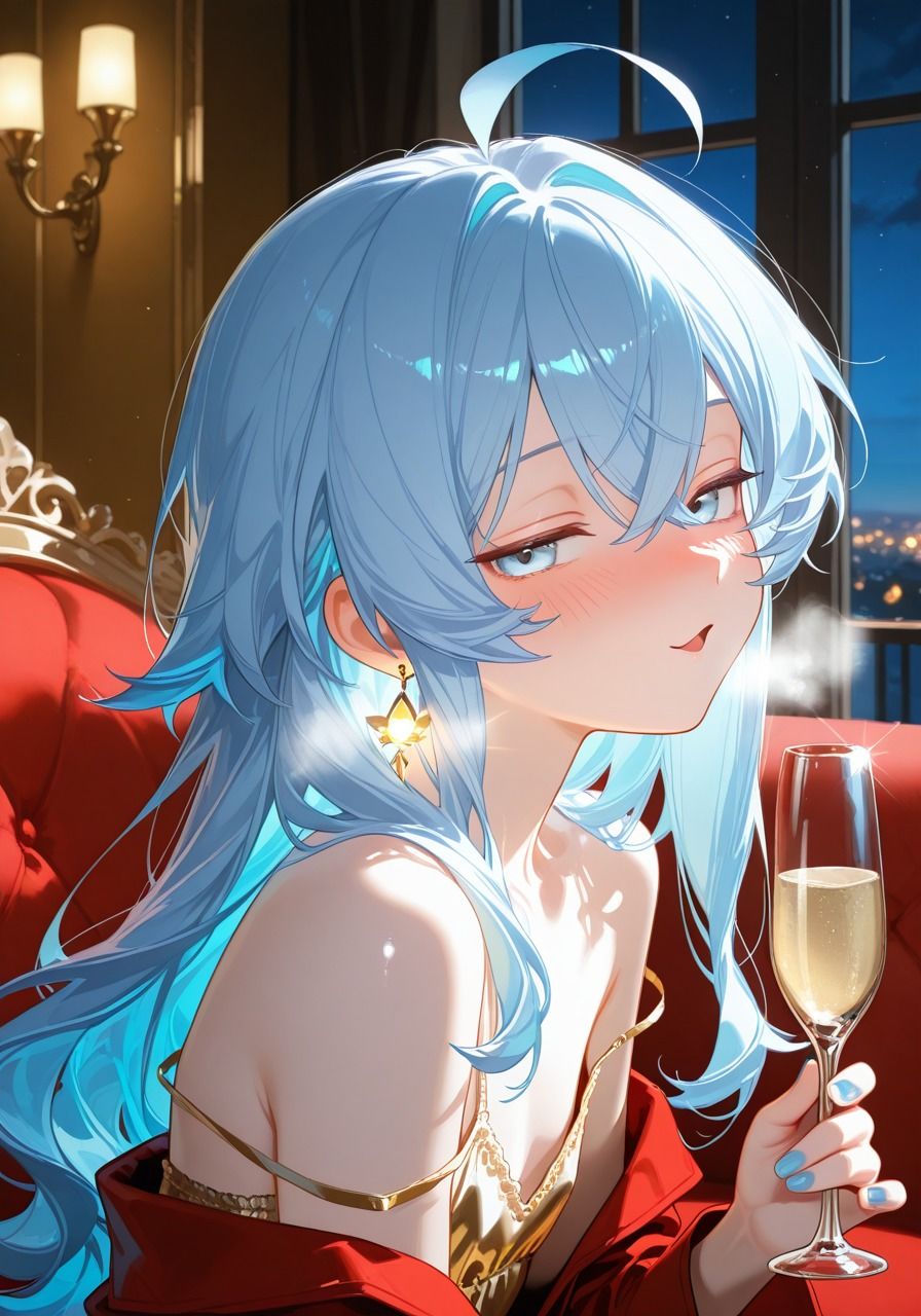 キャバ嬢男の娘ちゃんの離席中ひとりえっち！ 画像2