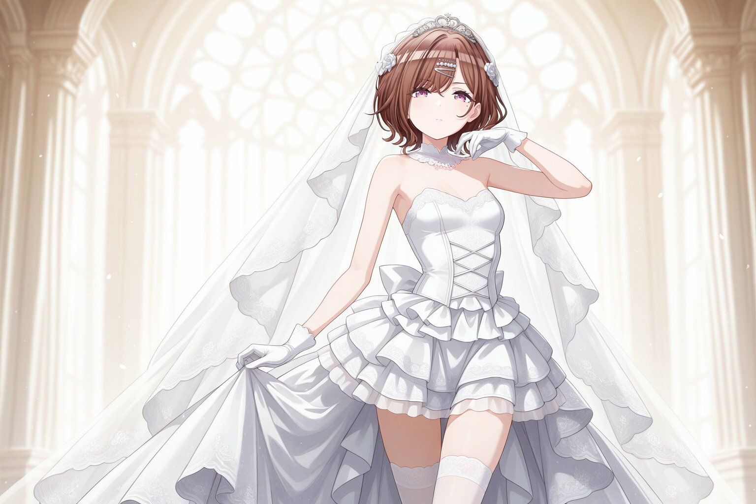 樋口○香 ウェディングドレスでキモおじにより強●性接待 画像1