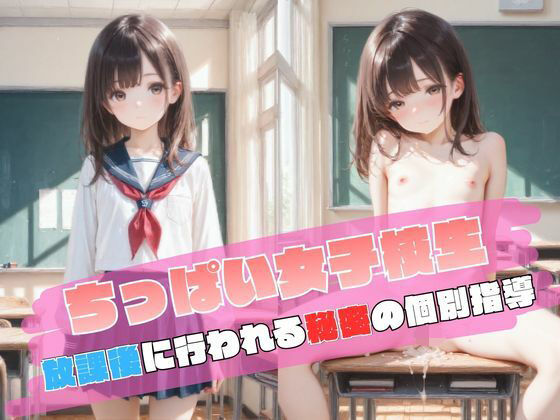ちっぱい女子校生放課後に行われる秘密の個別指導[わちゃわちゃ]