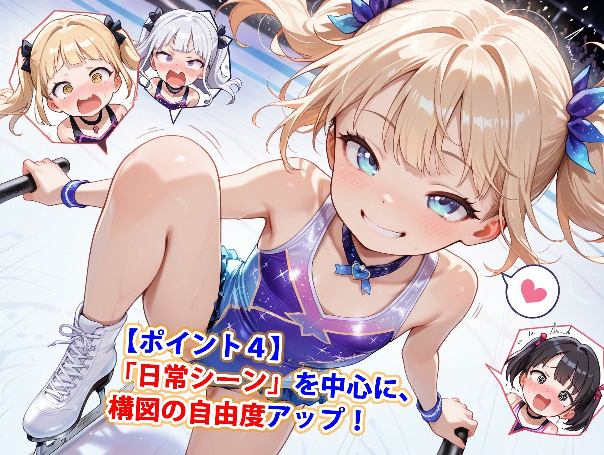 フィギュアスケートちっぱい少女純ハーレム エロ漫画6