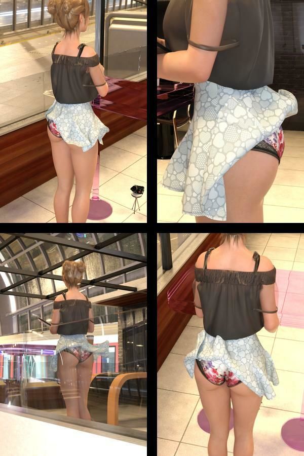 【▲All】『理想の彼女を3DCGで作ります』から生まれたバーチャルアイドル「一ノ瀬廻里（いちのせめぐり）」の風チラハプニング写真集:風チラ_05 | nynyhshs(・∀・)