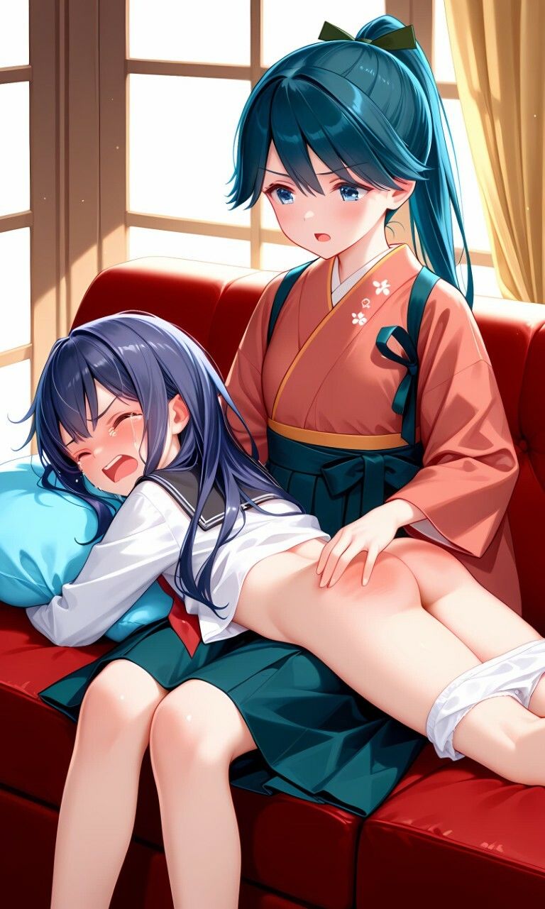 鳳翔/駆逐艦〇（艦隊〇れくしょん）お尻叩きイラスト集 画像1