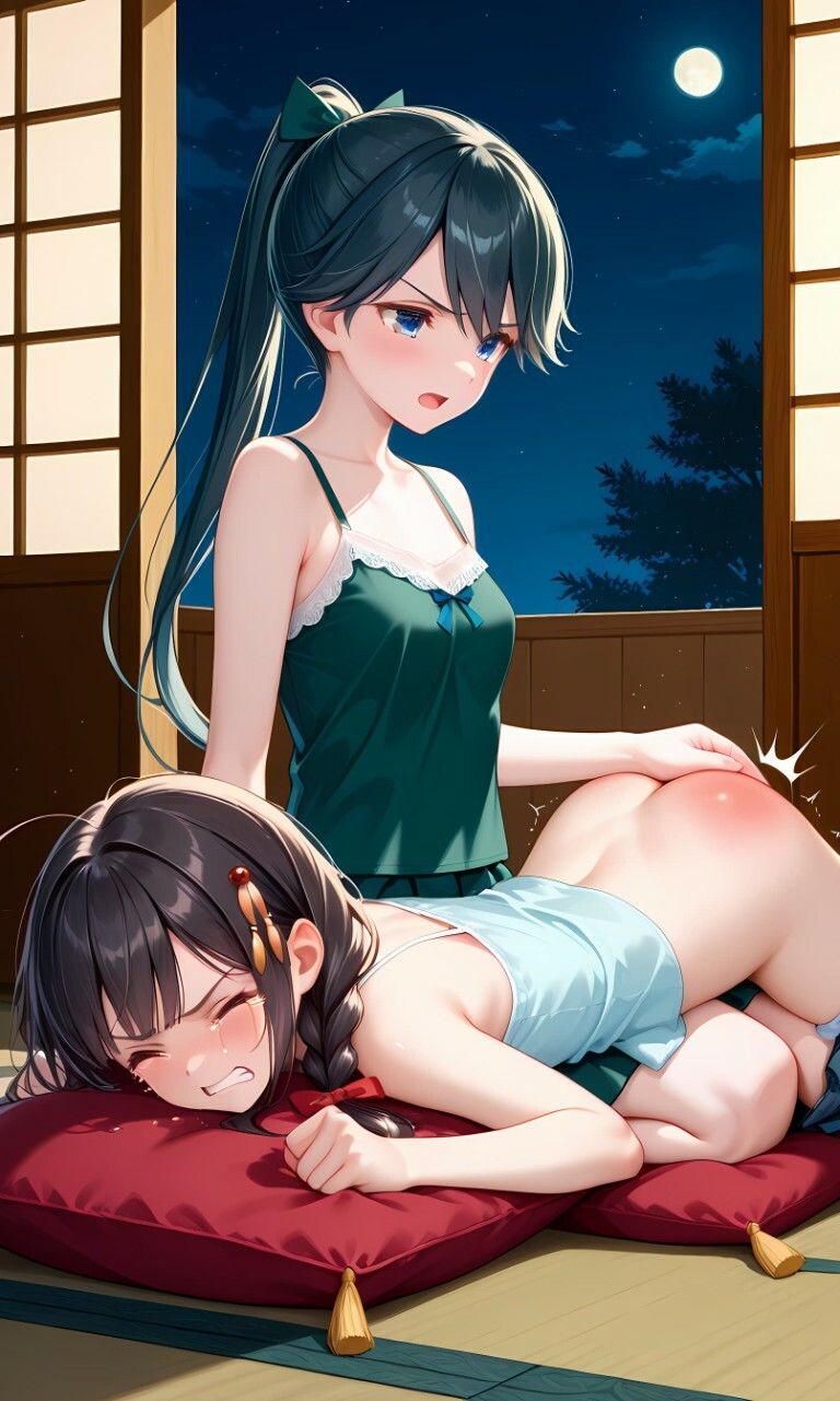 鳳翔/駆逐艦〇（艦隊〇れくしょん）お尻叩きイラスト集 画像8