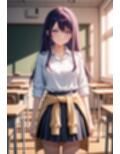 推しの〇 星野〇イが学園で犯●れる 制服競泳水着凌●中出し堕ちCG集