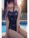 推しの〇 星野〇イが学園で犯●れる 制服競泳水着凌●中出し堕ちCG集