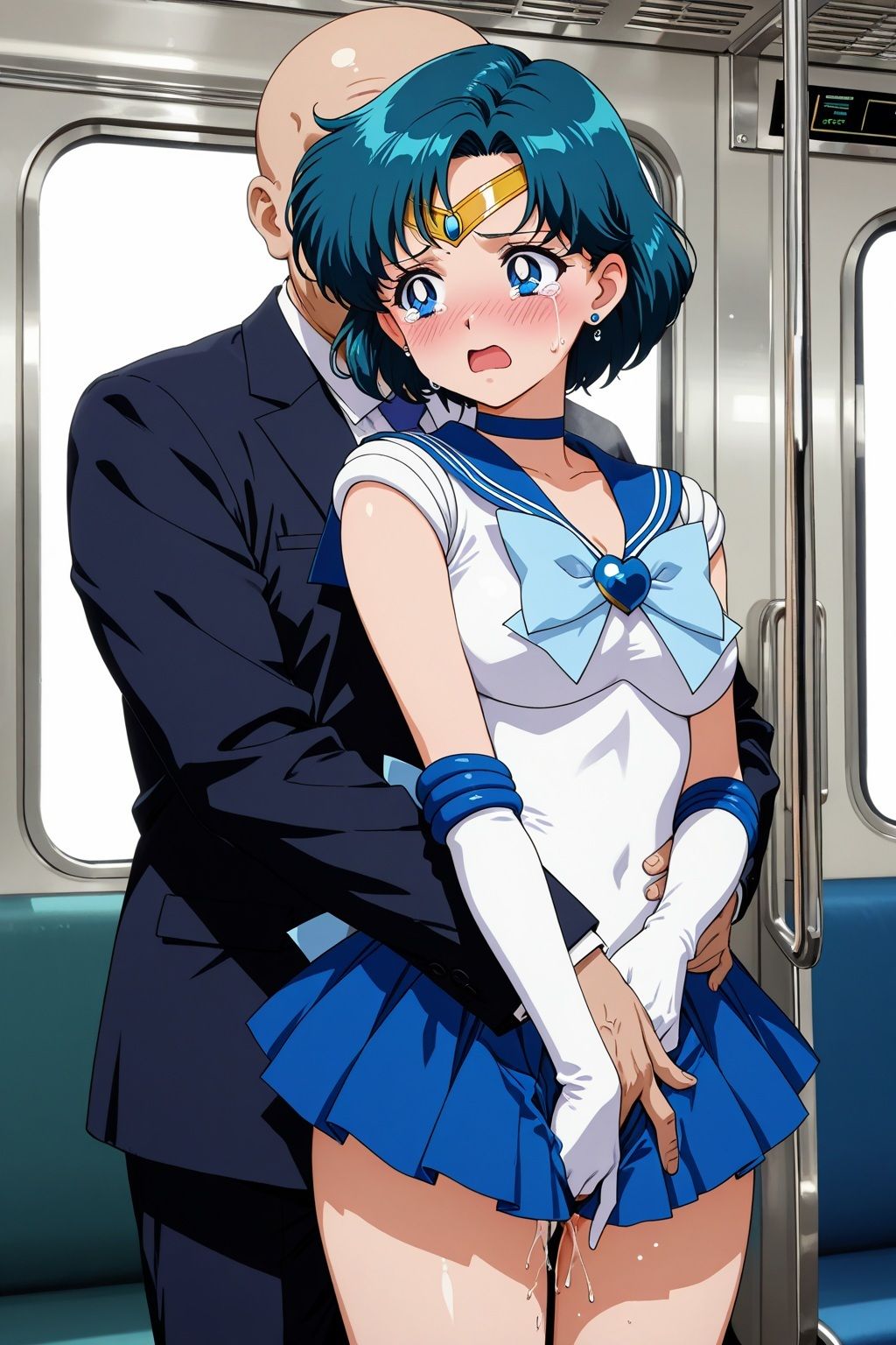 サンプル画像5:変身ヒロイン羞恥 痴姦電車 S.マーキュリー(ひとつなぎの秘宝館) [d_731396]