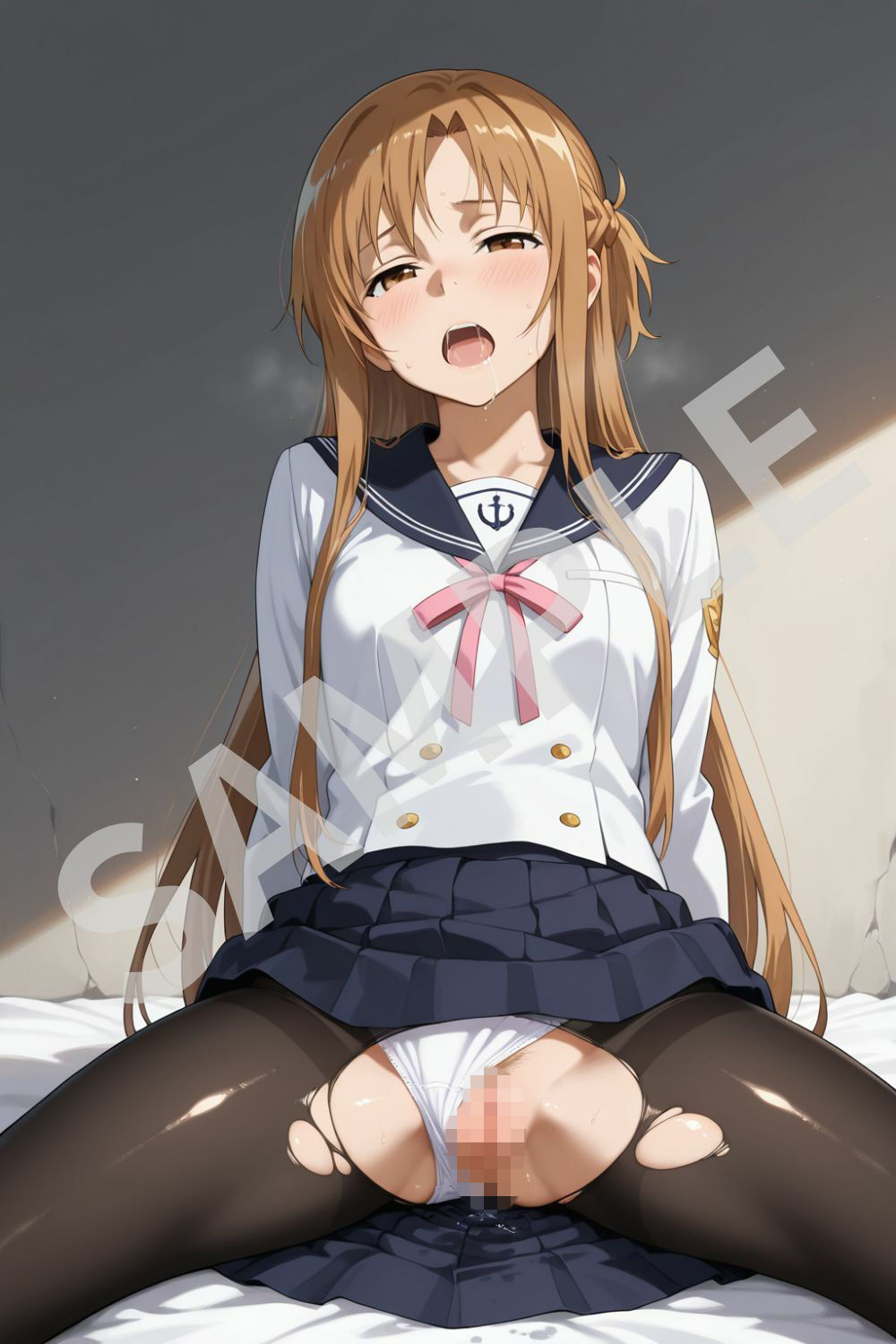 アスナ/SAO コスプレセックスCG集 セーラー服編 画像1