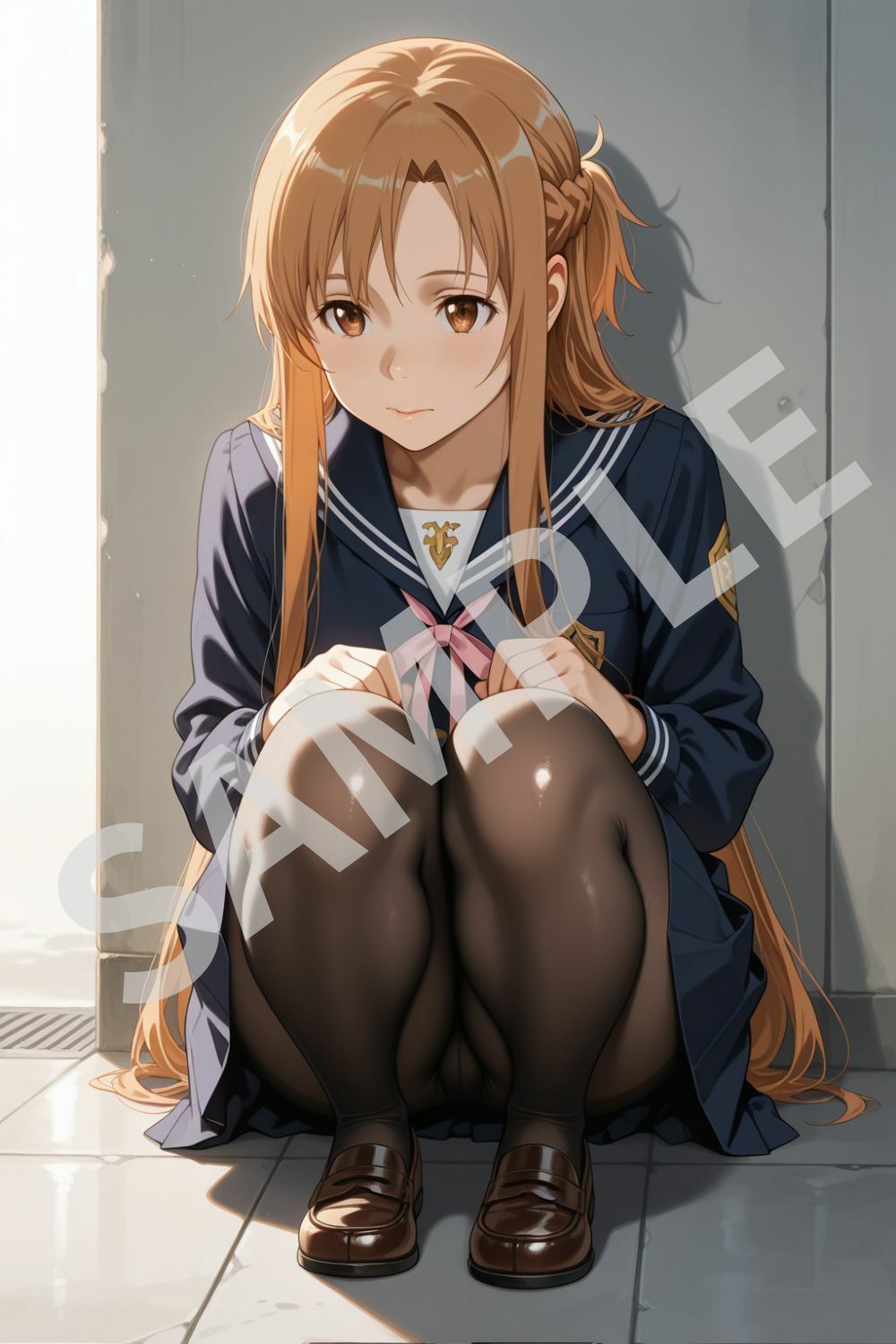 アスナ/SAO コスプレセックスCG集 セーラー服編 画像2