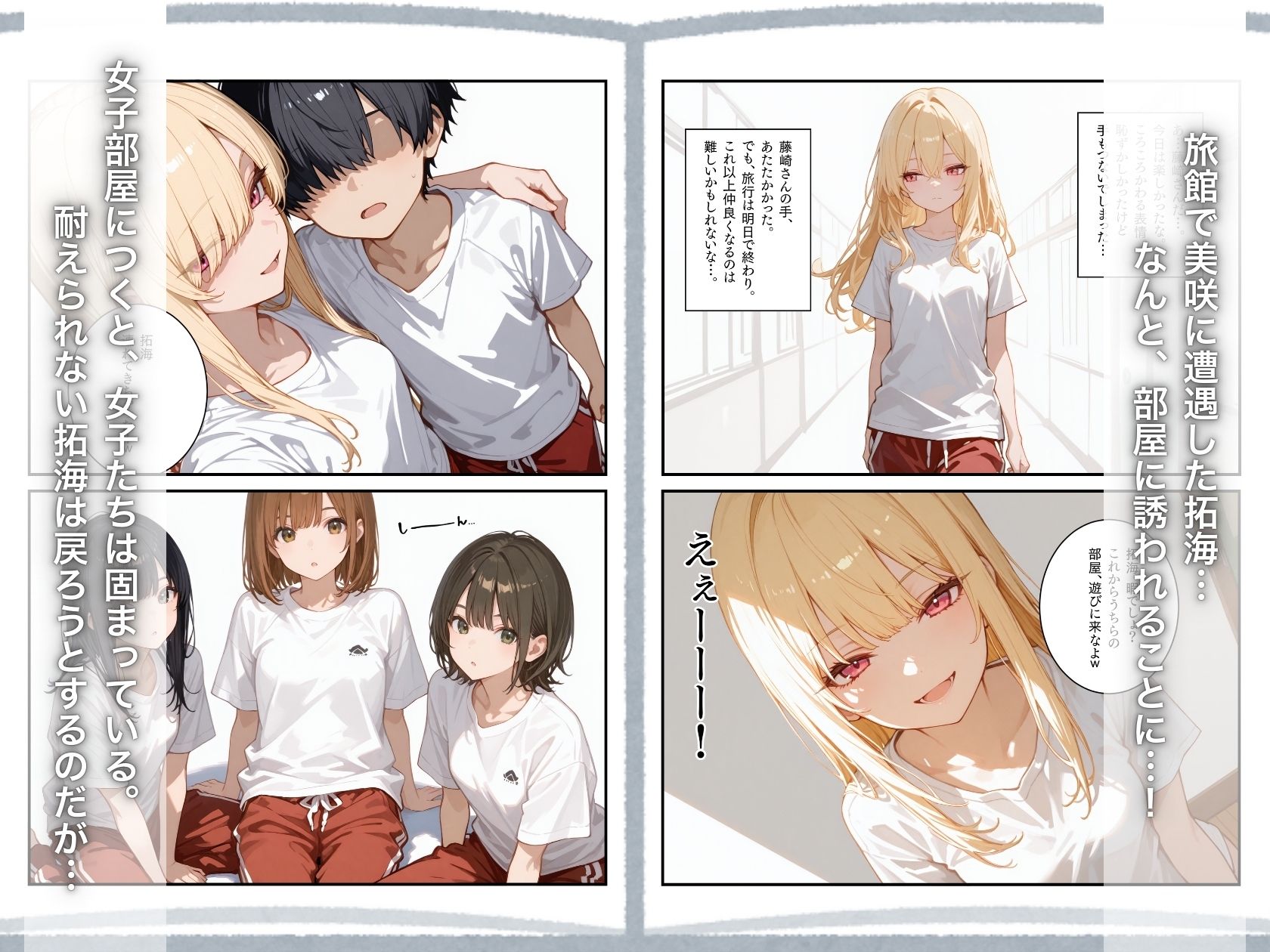 修学旅行2―好きだった一軍ギャルに、女子部屋に誘われ迫られた話。 画像5