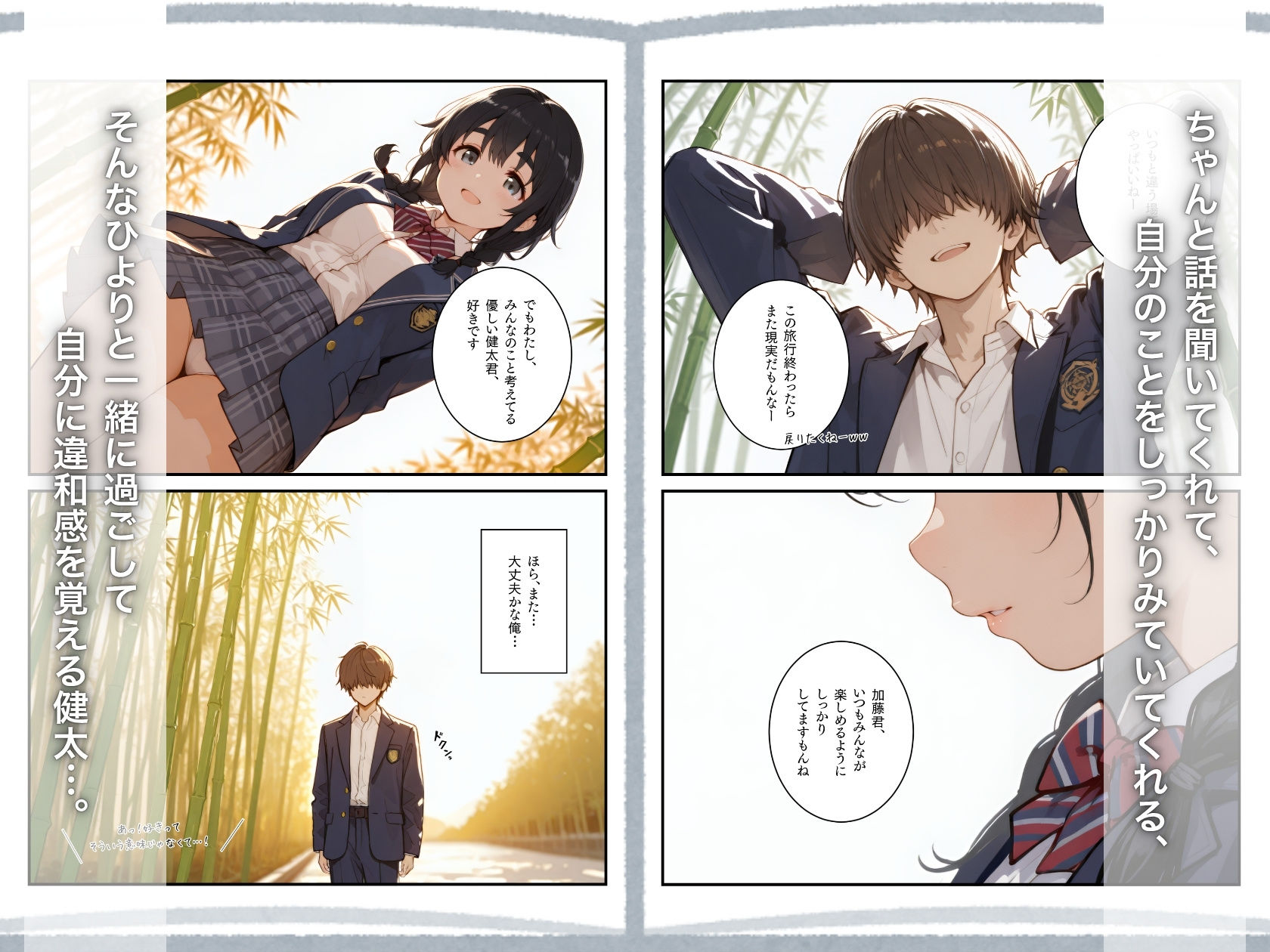 修学旅行3―最初は気にも留めなかった地味な子に、いつの間にか惹かれていた話。