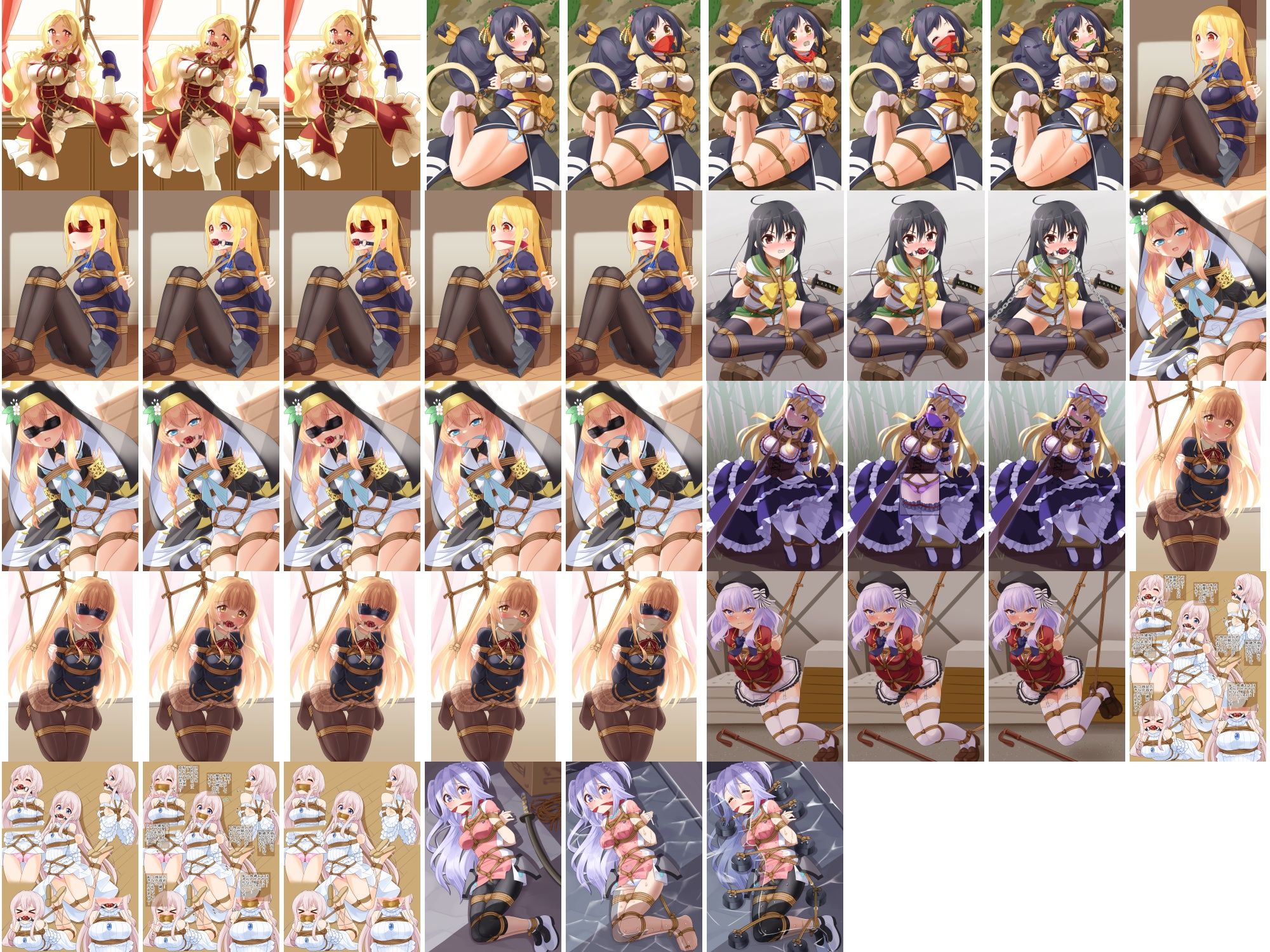 着衣緊縛CG集 なわのかなた 2024A_5