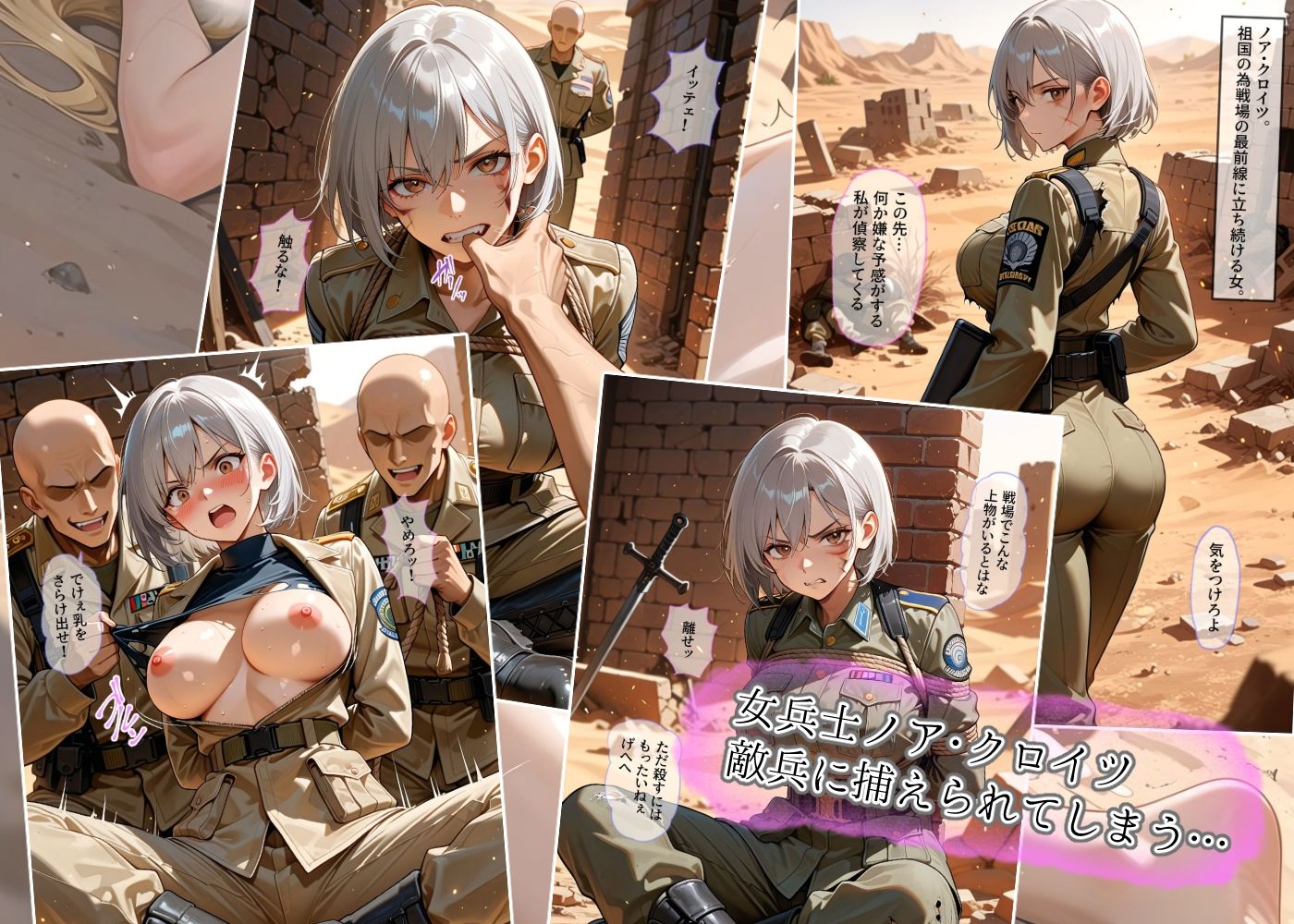 戦場の二重奏〜性処理看護師と女兵士の屈服〜 画像6