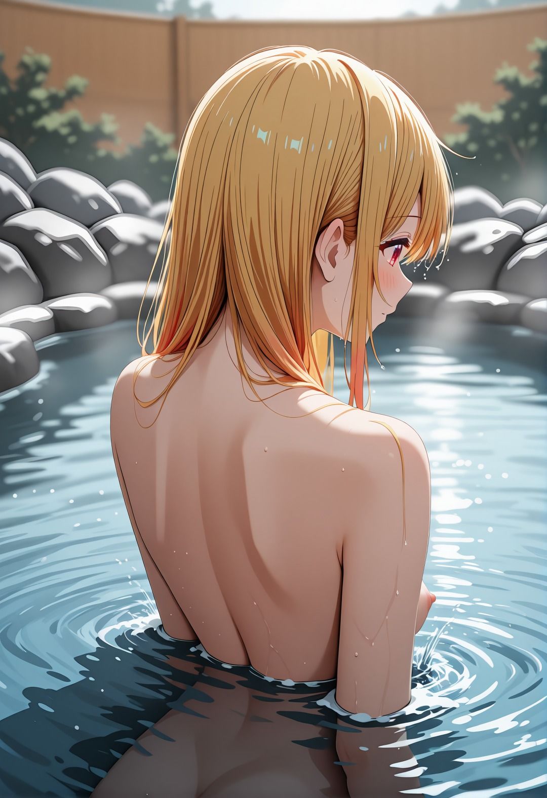 推しの◯星野◯ビー催●温泉旅館混浴洗体愛撫フェラ挿入凌●NTRエロCG集120枚 画像4