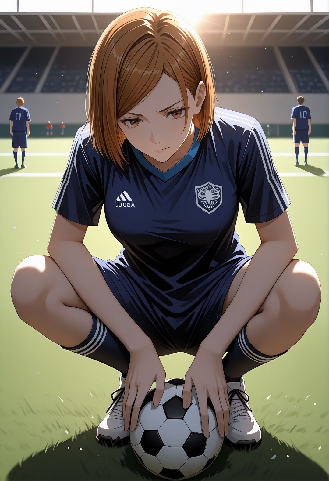 呪術◯戦釘崎野◯薇催●学園プール露出凌●パロディ 制服パンチラとスク水ぶっかけ満載CG集 サンプル7