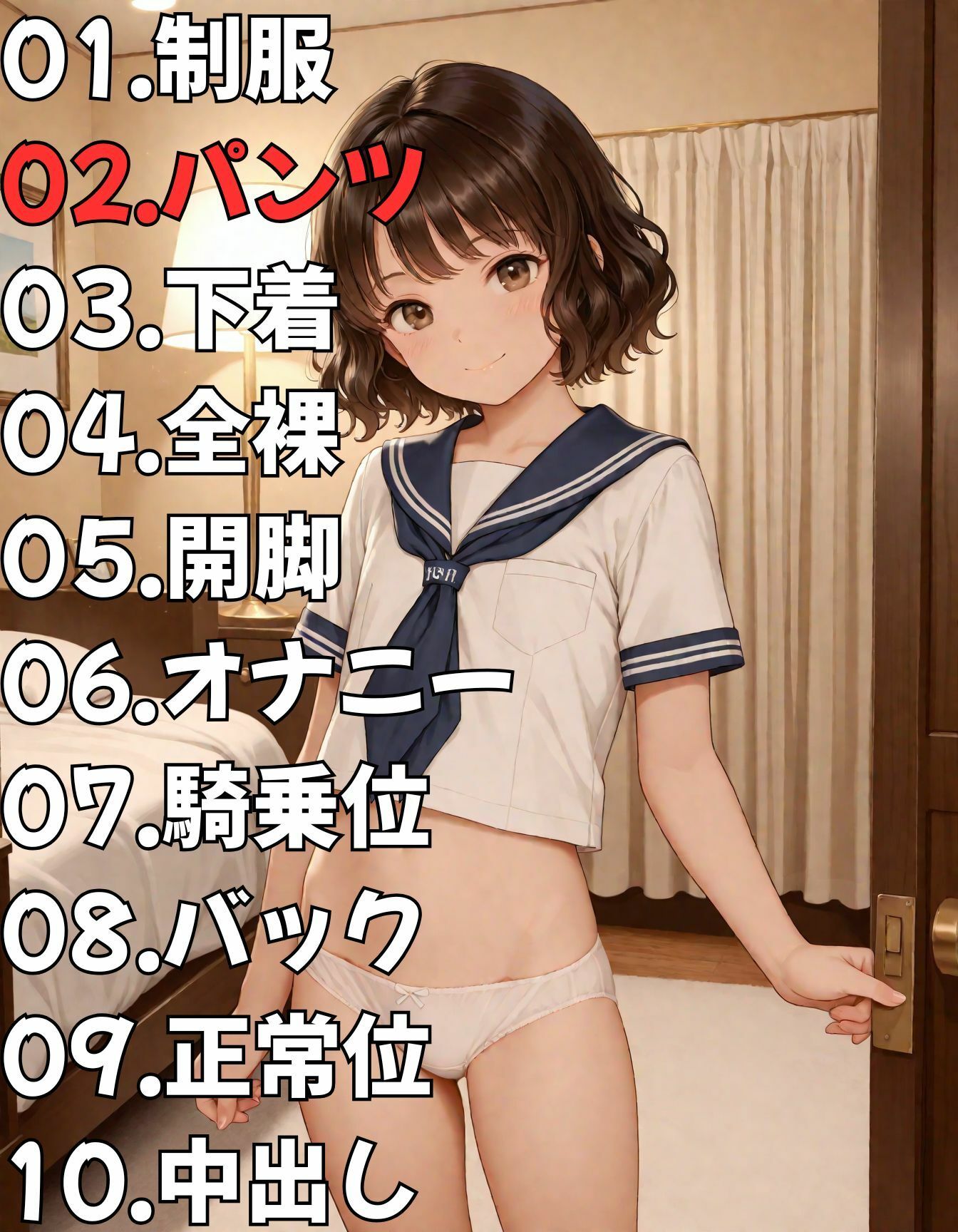 貧乳ちっぱい女子校生放課後は先生とパパ活 エロ漫画3