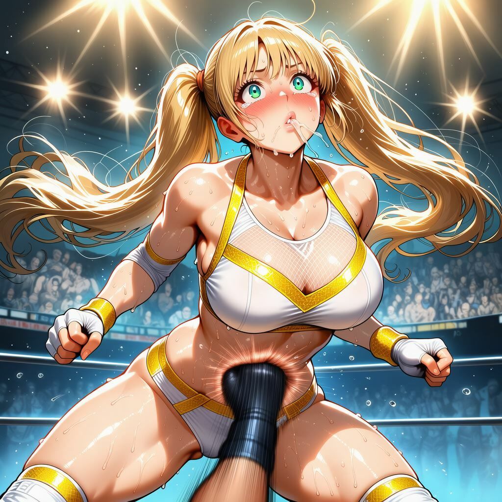 【動画あり】金髪ツインテールのアイドルレスラー、レスリングリングにて散る 画像4