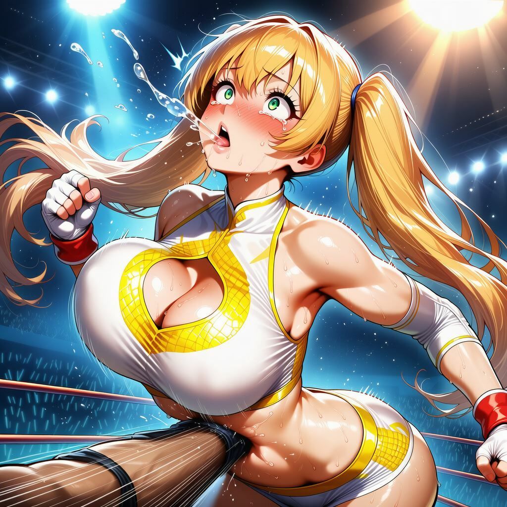 【動画あり】金髪ツインテールのアイドルレスラー、レスリングリングにて散る 画像6