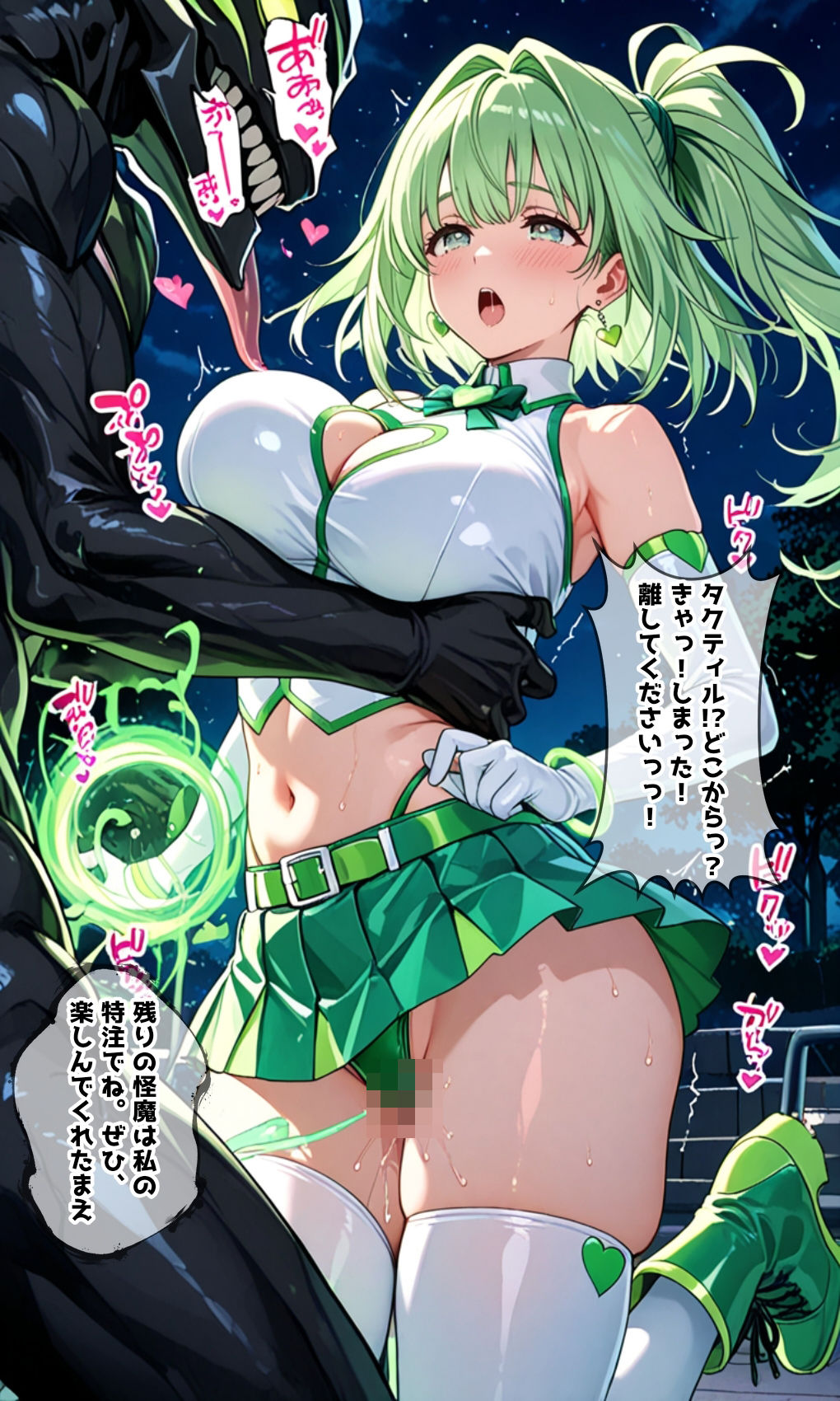 緑の戦士 ライム・ヴェール 〜変身絶◯に堕ちるヒロイン〜 画像5