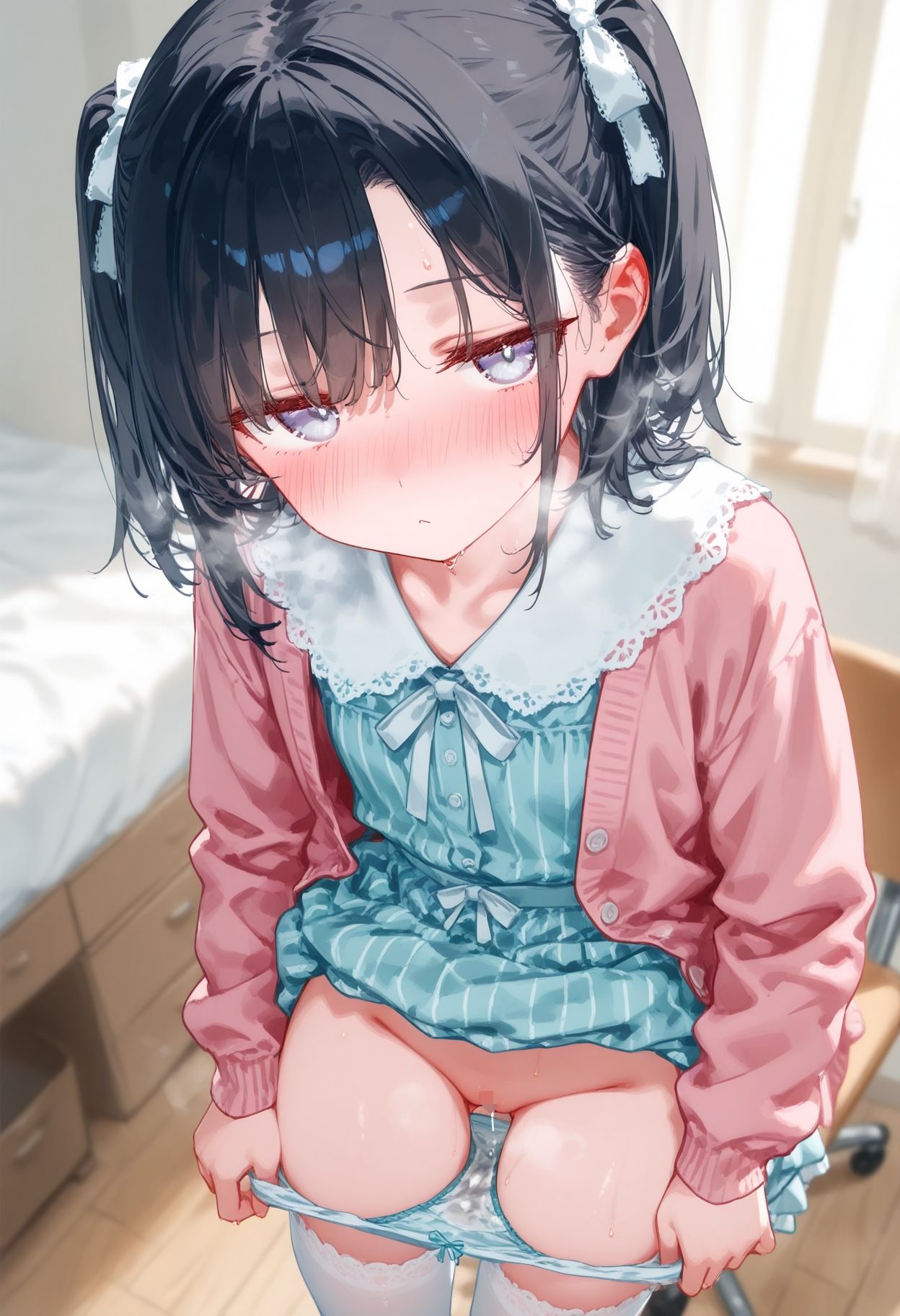 可愛い女の子のおまんこ見ながらパンツの中に射精したい！3