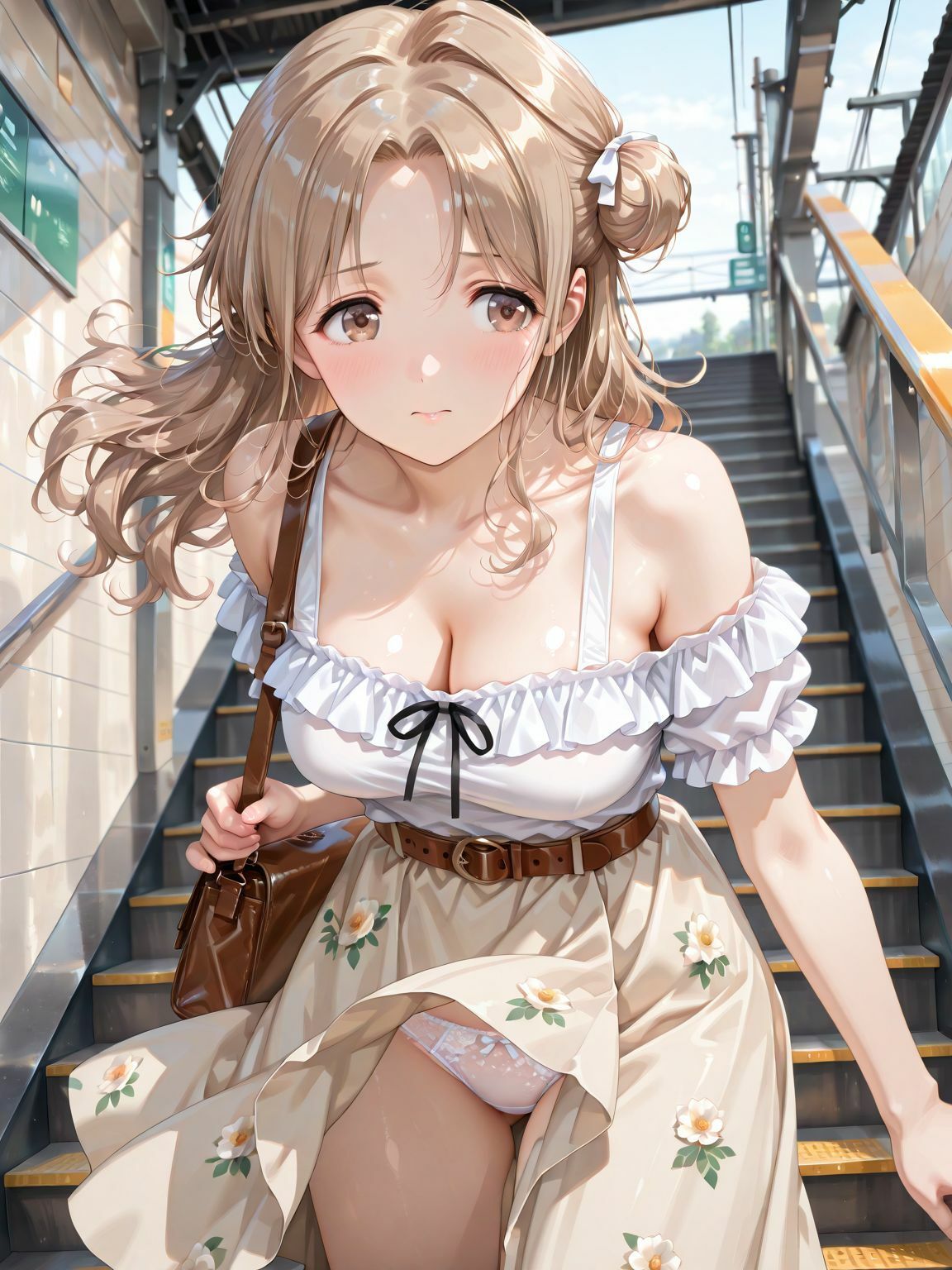 市川〇菜の痴●電車_1