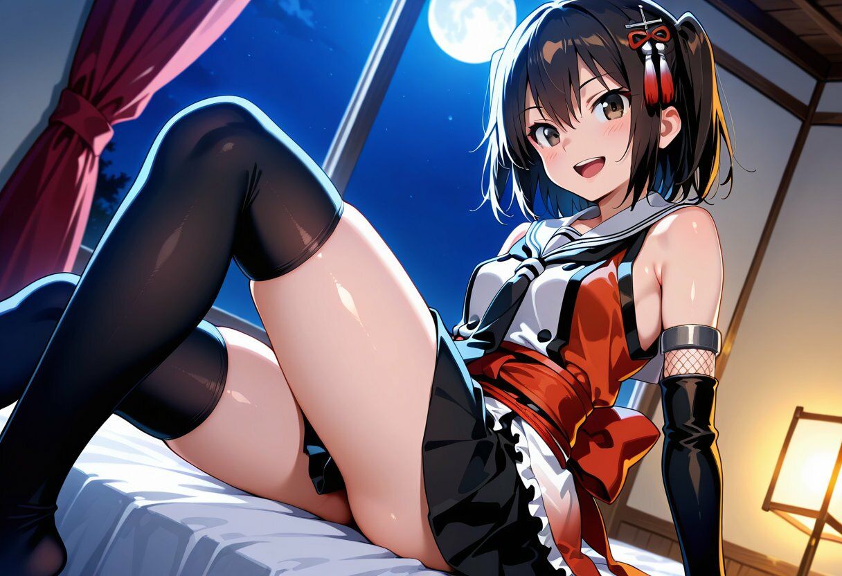 堕とされる夜戦忍者 画像1