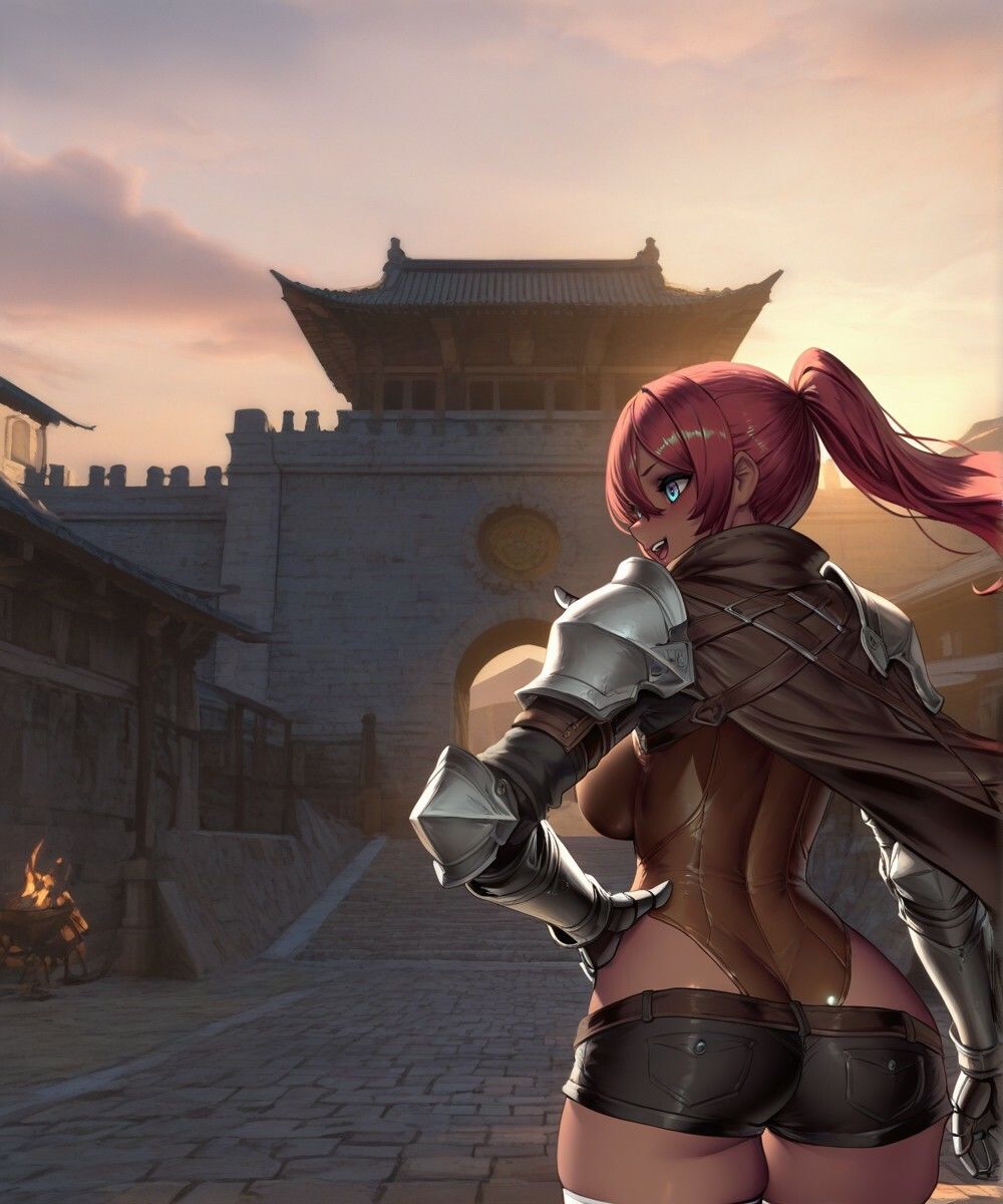 巨乳赤髪傭兵と異国巡りする話 画像6