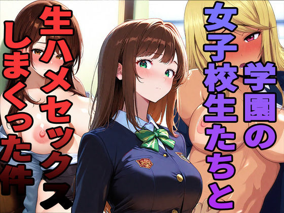 学園の女子校生たちと生ハメセックスしまくった件