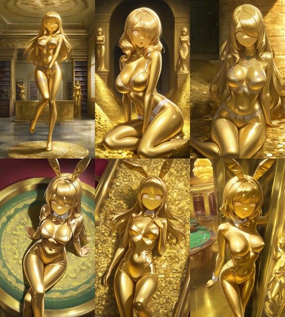 金に輝く少女さん 画像1