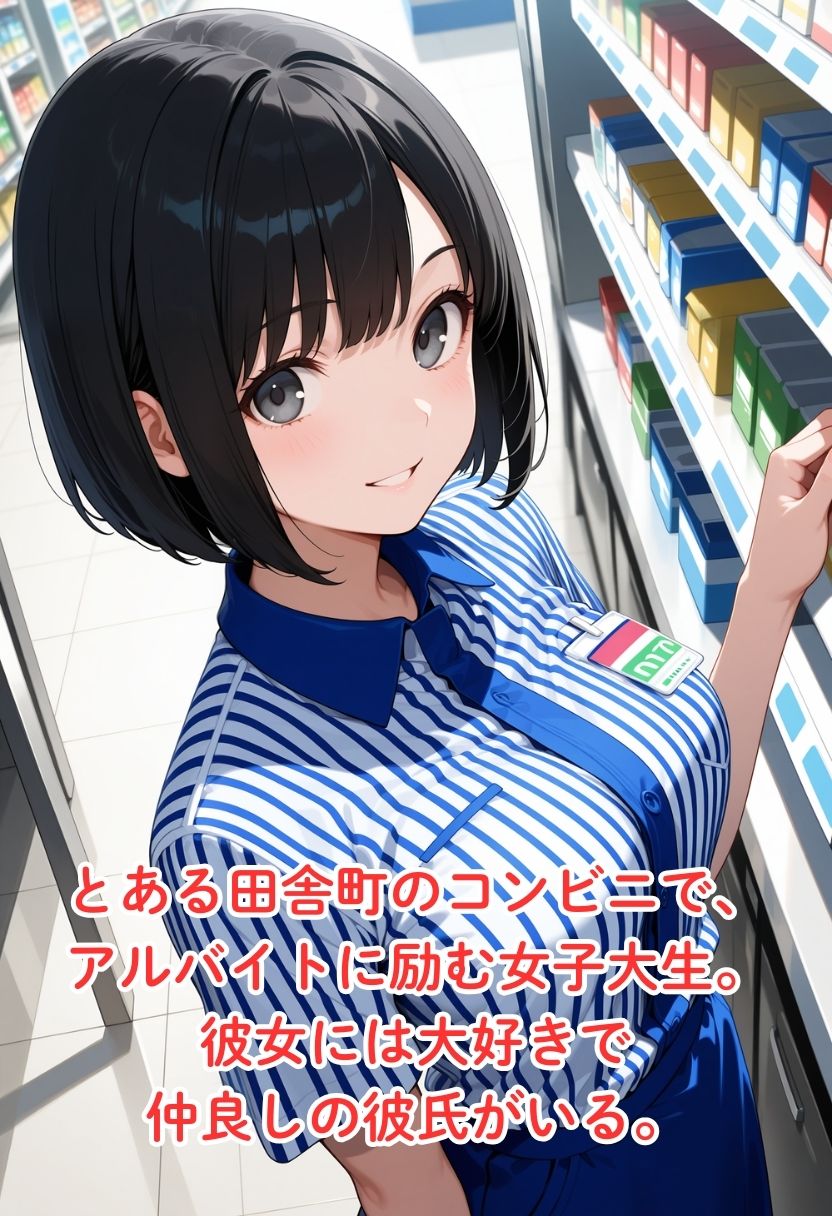 【アニメ】彼氏大好き女子大生が店長の強引寝取りに堕ちるまで 画像1