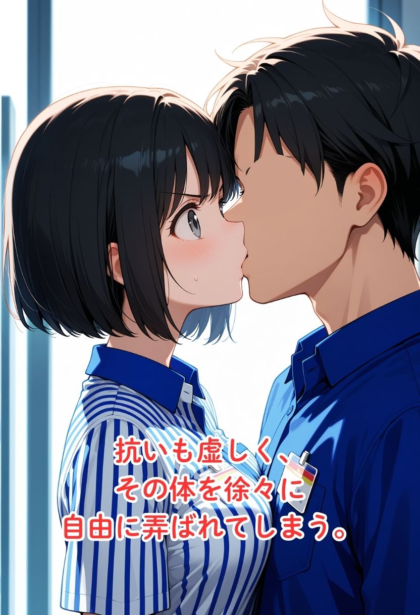 【アニメ】彼氏大好き女子大生が店長の強引寝取りに堕ちるまで 画像4