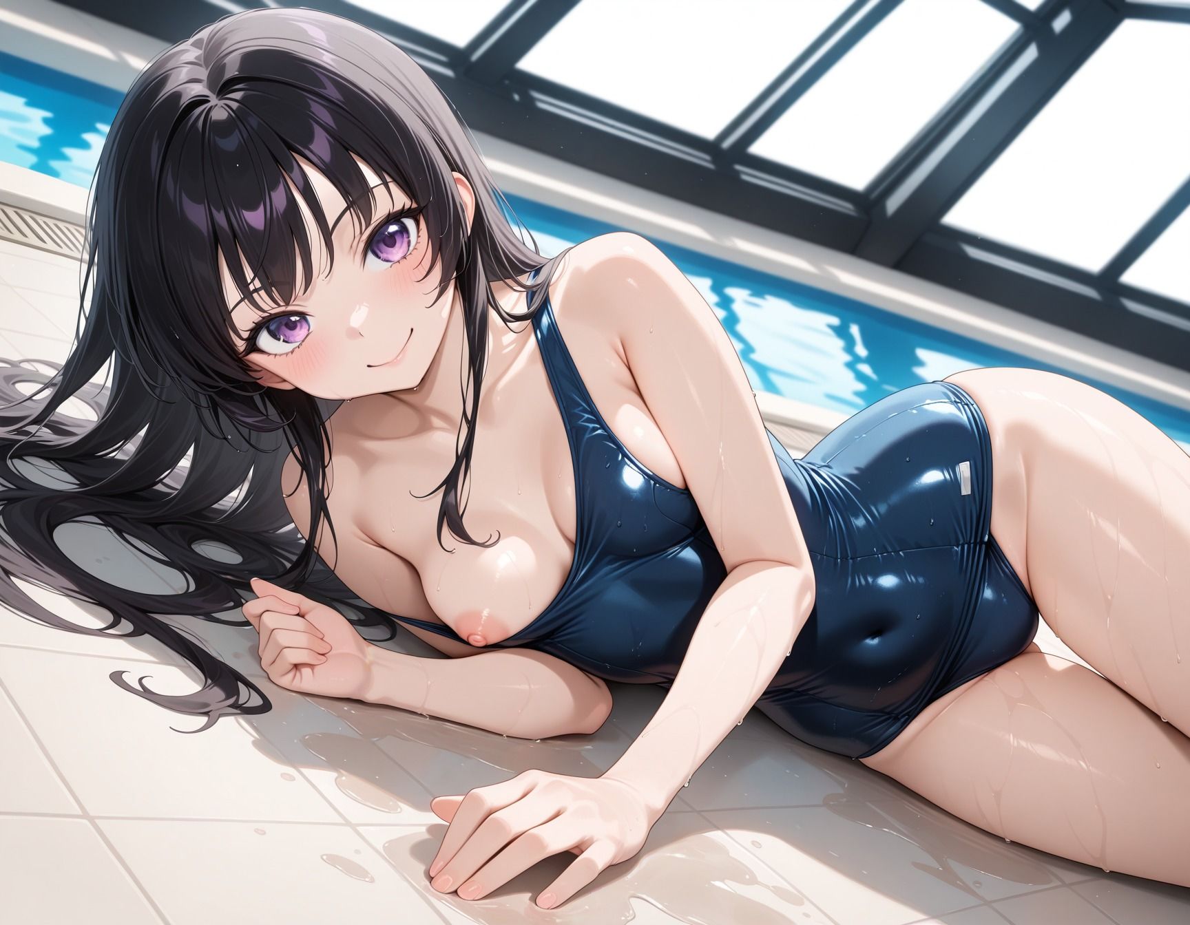 キモ男にプールで犯●れた少女 画像4