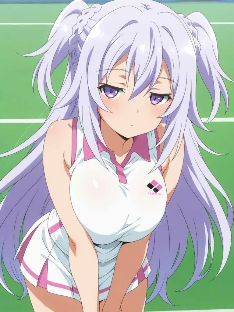 刀藤〇凛 テニスウェアコス 168枚 画像2