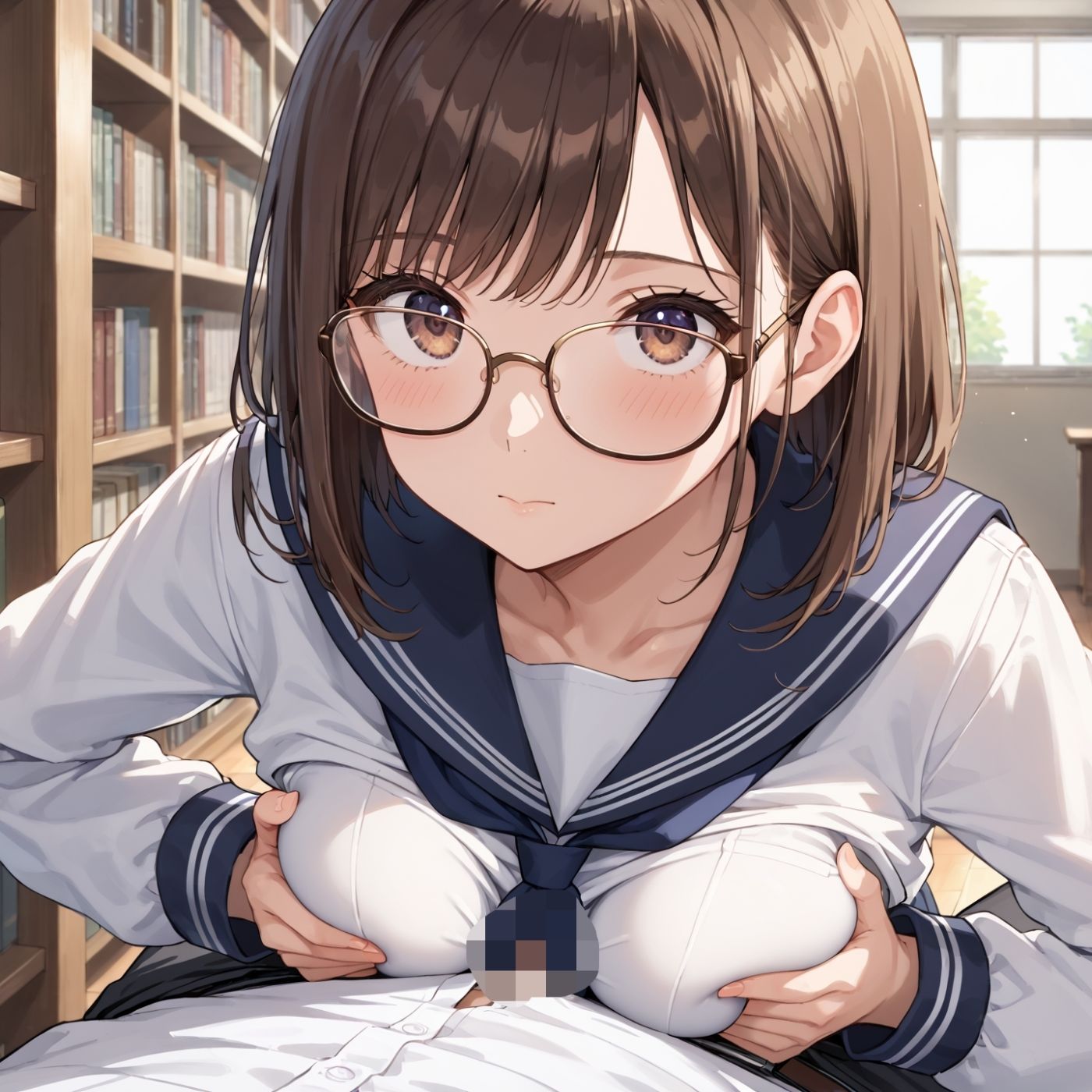 学園性活！図書委員と官能的な秘め事4【メガネ美少女の厳選CG367枚収録】 画像7