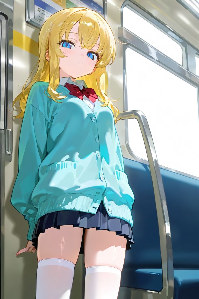 電車女子の誘惑 画像1