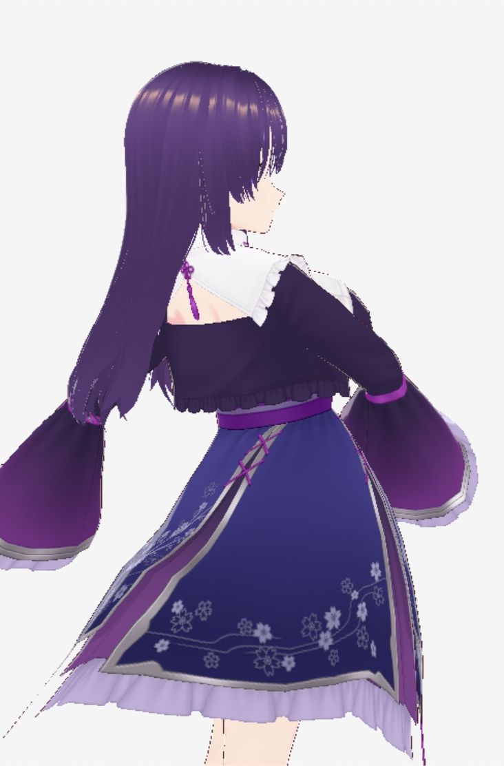 和柄の洋風ドレスの巨乳美女（セリフなし  3DCGモデル  イラスト集） 画像7