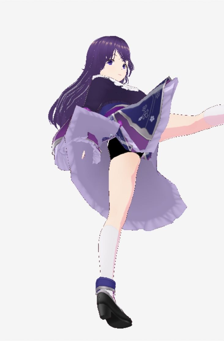 和柄の洋風ドレスの巨乳美女（セリフなし  3DCGモデル  イラスト集） 画像9