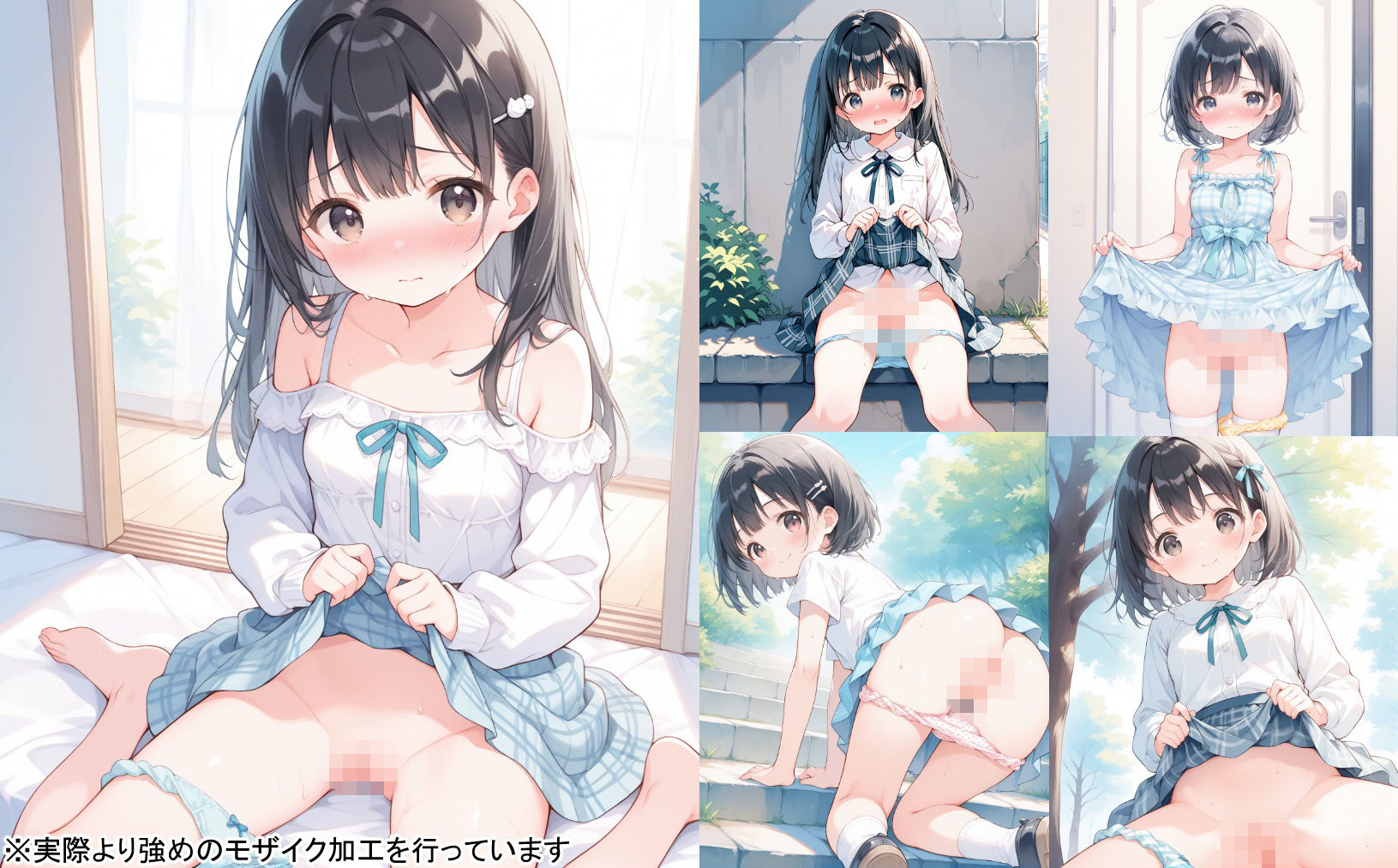 恥じらいながらまんすじを見せてくれる サンプル画像 4
