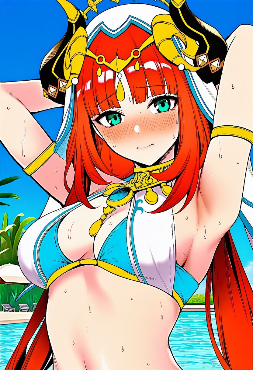 原◯ ニ◯ロウ 水着グラビ アイラスト集 画像5