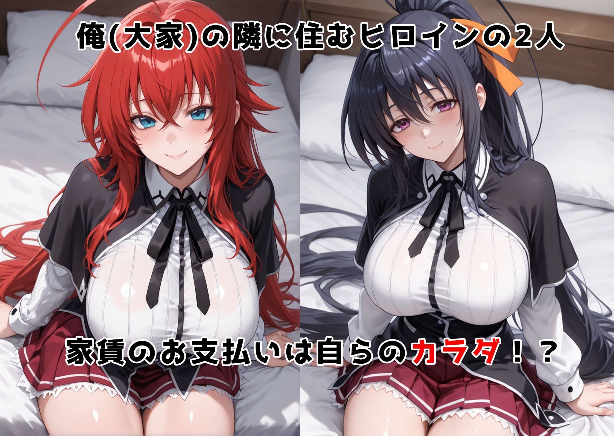 チン体奉仕契約〜大家への家賃は私達のカラダ〜ハ〇スクールD×D 画像1